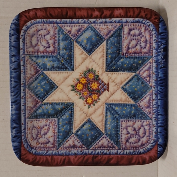 Gorgeous Vintage Starburst Plate from The Bradford Exchange 1996